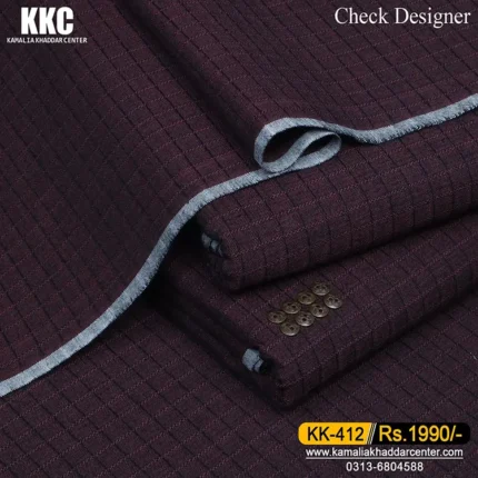 CHECK KHADDAR KK-412